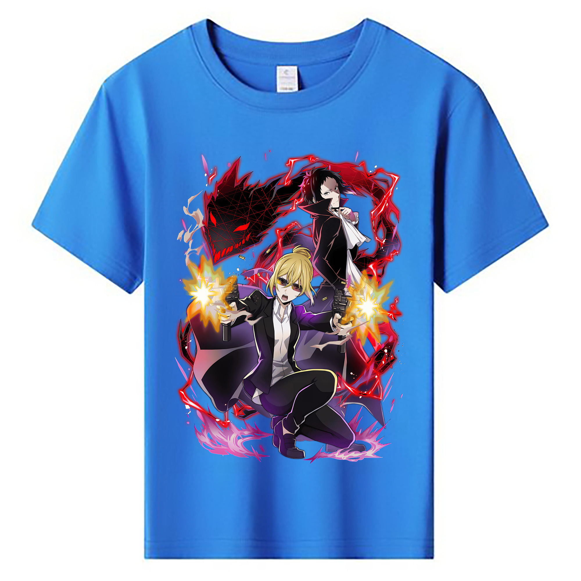 （画像用） 文豪ストレイドッグス Bungo Stray Dogs 綿100％キッズTシャツ（フロントプリント）